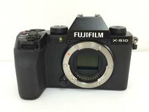 〇【良品】FUJIFILM 富士フイルム X-S10 ミラーレスデジタルカメラ ボディ 動作品_画像2