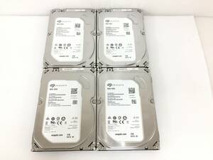 〇【4台セット】Seagate NAS HDD ST1000VN000 1TB SATA 3.5インチ 内蔵HDD 動作品