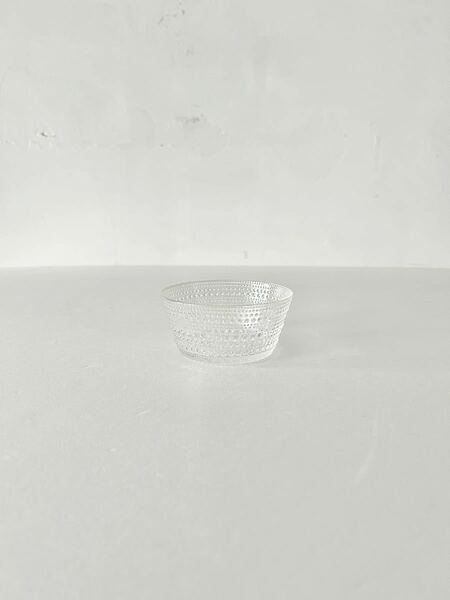 【北欧】美品　iittala 　カステヘルミ　ボウル230ml　クリア　2