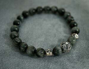 クロムハーツ★ビーズブレスレット/BEAD 71/イーグルアイ/8mm/インボイス/CHROME HEARTS