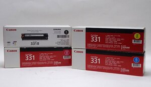 緑屋Re■ Canon　純正カートリッジ　CRG-331　４色セット　未使用品　　　f/g3/1-371/6-2#120