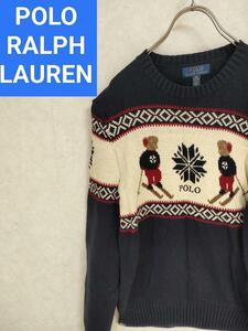 ポロラルフローレン　ポロベア　ニット　セーター　パーカー　トレーナー　スキー　POLO RALPH LAUREN SPORT RRL RLX