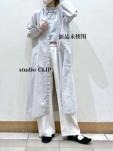 新品　studio CLIP★シャツワンピース