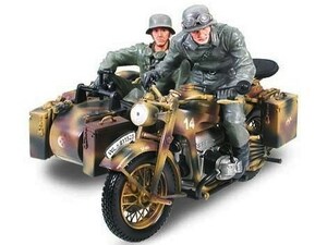 # prompt decision Tamiya / Schuco 1/10[ Germany land army tsendapKS750 side-car & figure set 