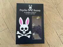 即決！Psycho Bunny サイコバニー ボタン・フライ トランク 前開き仕様 M バトミントン柄 ネイビー_画像2