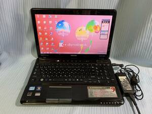 ♪♪送料無料！ノートPC TOSHIBA dynabook T551/58CB　Windows7リカバリ済み corei7 動作OK！ 849K-85A986♪♪