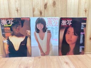 状態良好/篠山紀信　激写　別冊 BIG GORO　3冊/宮崎美子・山口百恵・手塚理美　CEA1137