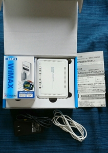 中古　IO DATA製 WiMAX対応モバイルルーター WMX-GW02A＋データ通信カード WMX-U04