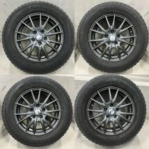 YOKOHAMA GEOLANDARスタッドレス 215/65R16 98Q 4本 ヴェルファイア アルファード 中古 バリ山 6.5J 114.3 オフセット40？_画像1