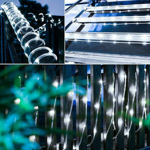 * sun light . lighting! is possible to choose 8 pattern * 10m100 lamp illumination tube light waterproof LED light solar jewelry light white white 