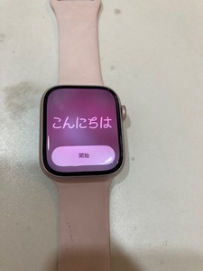 8048☆Apple Watch Series 9 45mm 32GB GPSモデル MR9H3J/A2980 ピンク 中古　通電確認済　現状品