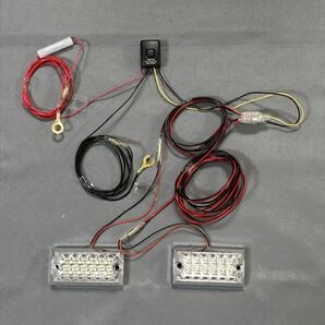 LED ストロボ フラッシュライト LEDテープ ホタルランプ 暴走ランプ オーロラマーカー フラッシャー LEDテープライト 回転灯 蛍の画像2