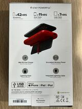 2021SS Supreme mophie powerstation Plus XL シュプリーム モーフィー パワーステーション モバイルバッテリー 充電器 ロゴ 黒 ブラック_画像6