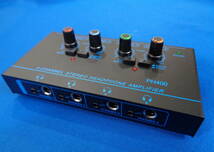 ヘッドホンアンプ 4ch 分配器 Sony MDR-CD900ST 7506 Audio-Technica ATH-M50x M20X AD500x OneOdio Koss PortaPro AKG K701 K240 K702_画像3