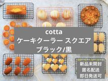 新品未開封 cotta ケーキクーラー スクエア ブラック/黒_画像1