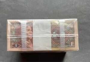 中国第四版旧紙幣一角1000枚連番　未使用　