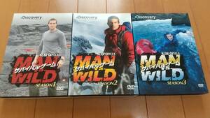 即決　★サバイバルゲーム　ＭＡＮ　ＶＳ．ＷＩＬＤ　ＳＥＡＳＯＮ1.2.3 セット　ＤＶＤ－ＢＯＸ／ベア・グリルス