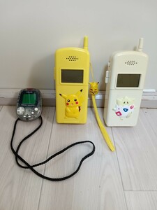 ☆ まとめ売り ☆ ポケモン Pokmon ポケットピカチュウ MPG-002 トランシーバー 永谷園 ジャンク トゲピー 万歩計