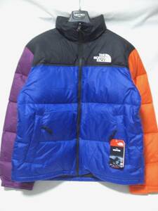 新品 2019 国内未発売 THE NORTH FACE 1996 RETRO NUPTSE AZTEC BLUE RAGE ヌプシ ダウン ジャケット マルチ L