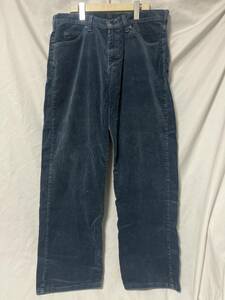 90s USA製 LEVIS 565 WIDE LEG 太畝 コーデュロイ パンツ W33 L30 (O-1-14)