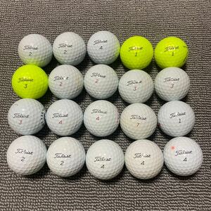 ★タイトリスト　2019年　PRO V1 / PRO V1X / AVX　20個　送料520円