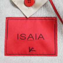 未使用品●ISAIA イザイア 76120 ウール×アンゴラ チェスターコート/ロングコート ライトベージュ 46 イタリア製 正規品 メンズ_画像6