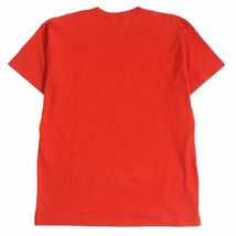 極美品□20SS BALENCIAGA/バレンシアガ Real Balenciaga プリントデザイン コットン100％ 半袖Tシャツ/カットソー レッド XS 正規品 メンズ_画像3