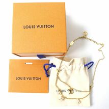 極美品△LOUIS VUITTON ルイヴィトン 2023年 M00981 ネックレス・LV フローラグラム モノグラムフラワー ゴールド 保管箱・保存袋付き◎_画像2