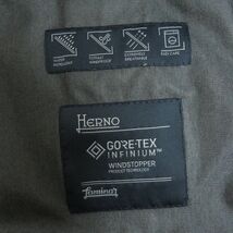 極美品□2019年製 HERNO/ヘルノ PI097UL ラミナー GORE-TEX フーデッド WZIP ロング丈 ダウンコート/ベンチコート ブラック 52 正規品_画像7