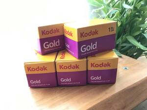 送料無料!!　コダックゴールド200(KODAK GOLD 200)36枚撮り5本セット ④