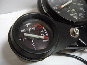 CB750F RC04　 CB900F　SC01　アナログ 油温計　オイルテンプ　ワンオフ品　２　空冷4気筒の定番アイテム