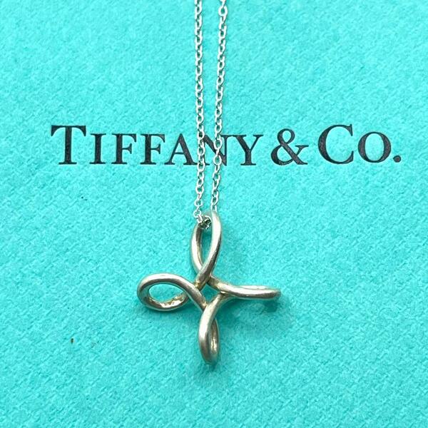 Tiffany ティファニー ネックレス オープンクロス SV925
