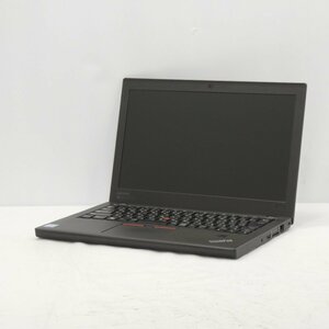 1円～ Lenovo ThinkPad X270 Core i5-7300U 2.6GHz/8GB/SSD256GB/12インチ/OS無/動作未確認【栃木出荷】