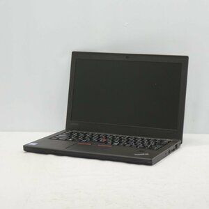 1円～ Lenovo ThinkPad X270 Core i5-7300U 2.6GHz/8GB/SSD256GB/12インチ/OS無/動作未確認【栃木出荷】