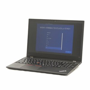 1円～ Lenovo ThinkPad P52s Core i7-8550U 1.8GHz/16GB/SSD256GB/Windows10Pro/15インチ/Quadro P500【栃木出荷】