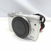 1円～ CANON ミラーレス一眼カメラ EOS M100 ダブルレンズキット ホワイト【栃木出荷】_画像2