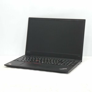 1円～【ジャンク】Lenovo ThinkPad E595 AMD Ryzen 5 3500U 2.1GHz/8GB/SSD256GB/15インチ/Radeon Vega 8/OS無【栃木出荷】