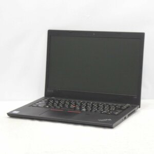 Lenovo ThinkPad L480 Core i5-8250U 1.6GHz/8GB/SSD256GB/14インチ/OS無/動作未確認【栃木出荷】