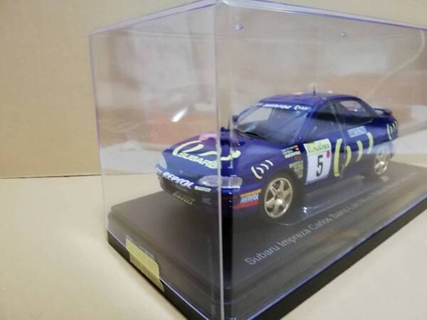 スペシャルスケール1/24国産名車コレクション(182) スバル インプレッサ― WRC カルロス・サインツ(1995)専用ケース付き