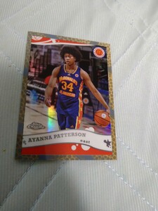 2022 TOPPS McDONALD‘S ALL AMERICAN CHROME BASKETBALL GOLD REFRACTOR RC AYANNA PATTERSON 19/25 25枚限定