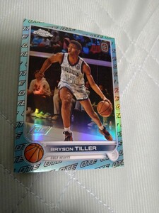 2022-23 TOPPS chrome Overtime Elite RC Base OTE REFRACTOR BRYSON TILLER