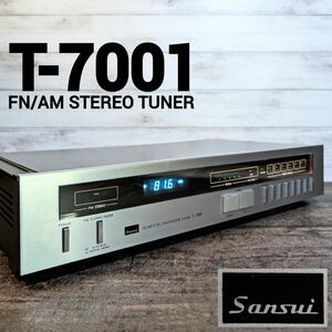 【動作確認済】Sansui サンスイ FM/AMチューナー T-7001