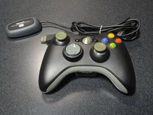 Xbox360コントローラー ワイヤレスレシーバー付き 動作未確認