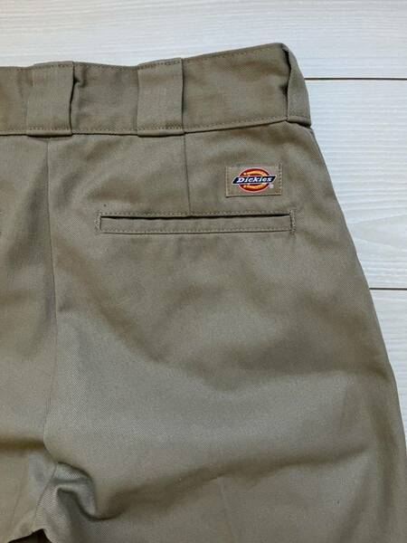 ディッキーズ Dickies ノータックチノパンツ カーキ28インチ 中古