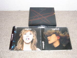 globe アルバム2枚セット 初回盤BOXケース付「Lights」「Lights2」