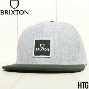 スナップバックキャップ 帽子 BRIXTON ブリクストン ALPHA SQUARE MP SNAPBACK CAP 11199　HTG