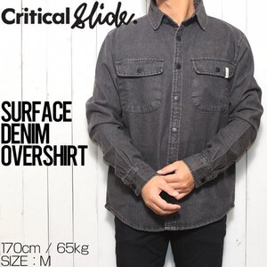 【送料無料】シャツジャケット 長袖シャツ TCSS ティーシーエスエス クリティカルスライド SURFACE DENIM OVERSHIRT LS2360　 Mサイズ