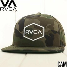 【送料無料】RVCA ルーカ COMMONWEALTH SNAPBACK HAT スナップバックキャップ AVYHA00454　CAM_画像1