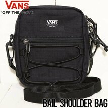 【送料無料】ショルダーバッグ ボディバッグ VANS ヴァンズ BAIL SHOULDER BAG VN0A3I5SBLK_画像1