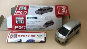 ポケットトミカ　トヨタ　アルファード　(シルバー)　No.P047　ミニカー　TOMICA　同梱可 TOYOTA ALPHARD (Mdmo_yel)